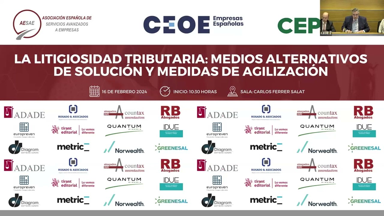 JORNADA AESAE - Herramientas de medición para la gestión de la sostenibilidad y la adecuada atención a las nuevas obligaciones de reporte no financiero en Europa